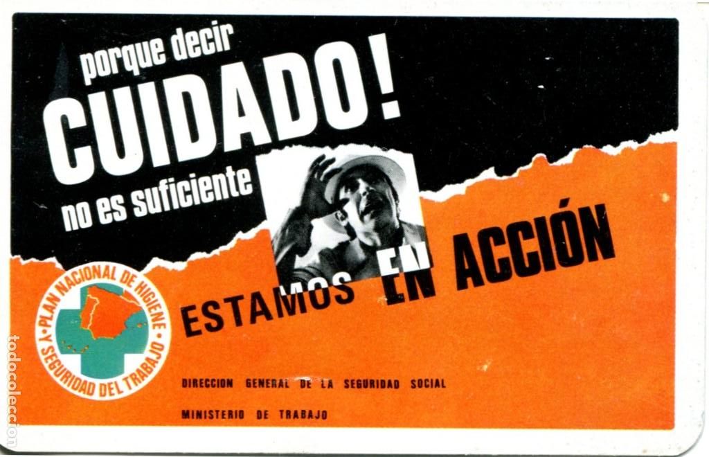 Collectables Calendars: CALENDARIO FOURNIER. ESTAMOS EN ACCION. 1973.