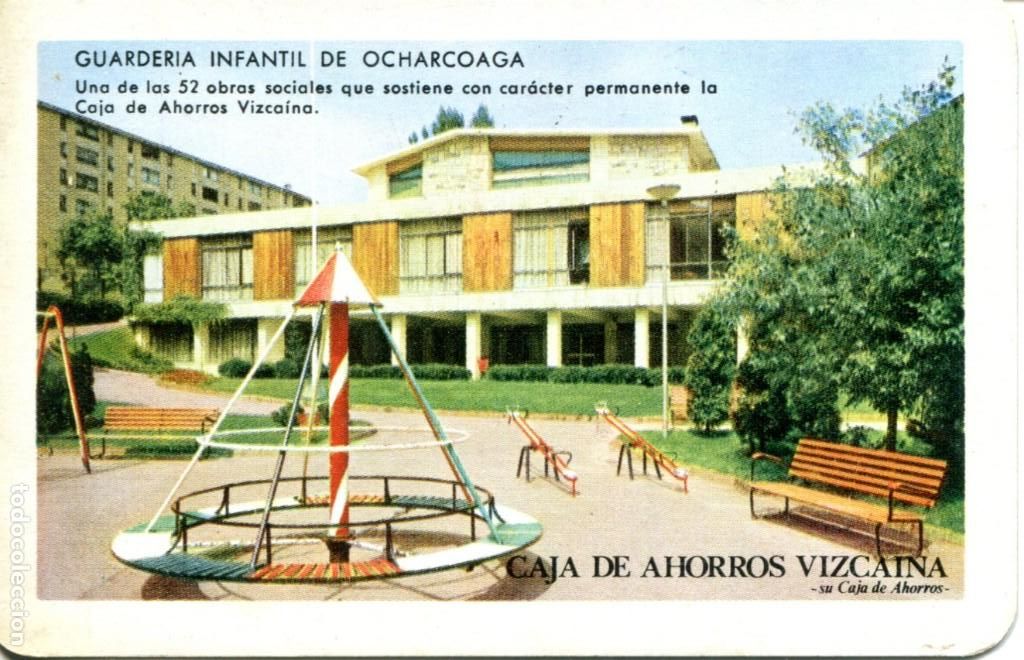 Coleccionismo calendarios: CALENDARIO FOURNIER. A&Ntilde;O 1974. CAJA DE AHORROS VIZCAINA. OCHARCOAGA.