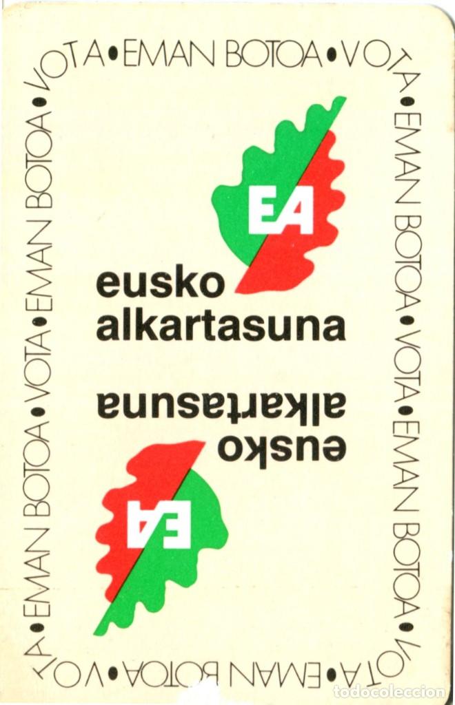 Coleccionismo calendarios: HERACLIO FOURNIER, CALENDARIO DE BOLSILLO, EA, EUSKO ALKARTASUNA, A&Ntilde;O 1990