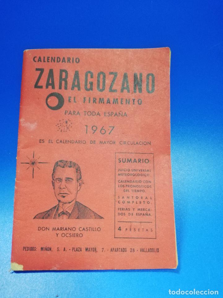 Coleccionismo Calendarios: CALENDARIO ZARAGOZANO. EL FIRMAMENTO. PARA TODA ESPA&Ntilde;A. 1967. PAGS. 37.