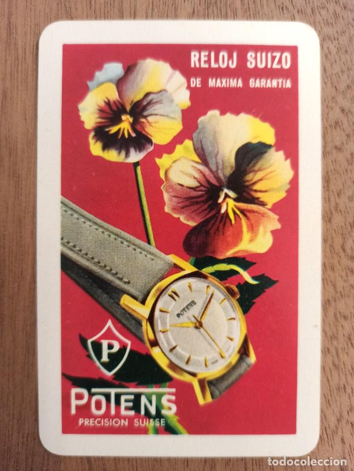 Coleccionismo Calendarios: Calendario de bolsillo Fournier Publicidad Reloj Suizo Potens 1963
