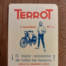 Coleccionismo Calendarios: CALENDARIO DE BOLSILLO PUBLICIDAD CICLOMOTOR TERROT 1963