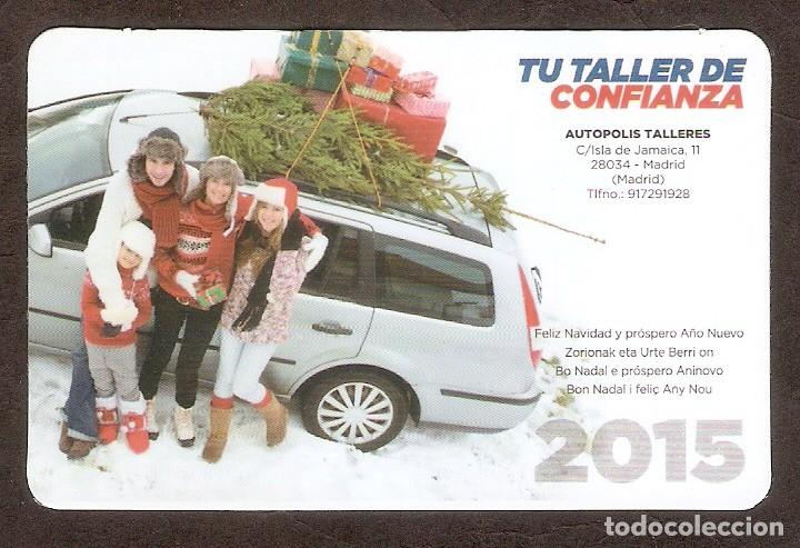 Coleccionismo calendarios: CALENDARIO DE BOLSILLO A&Ntilde;O 2015 COCHE - PUBLICIDAD: AUTOPOLIS TALLERES - MADRID