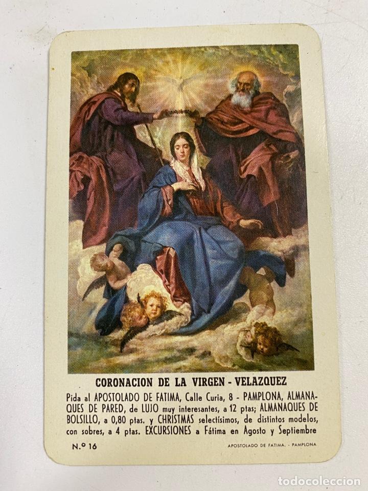 Coleccionismo Calendarios: CALENDARIO. CORONACI&Oacute;N DE LA VIRGEN - VELAZQUEZ. A&Ntilde;O 1967. H. FOURNIER. N&ordm; 16.