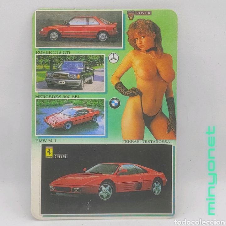 Coleccionismo calendarios: Calendario de bolsillo MC 36 de 1993 - Novetats Rumer - BMW M1 - Ferrari 348 GTB