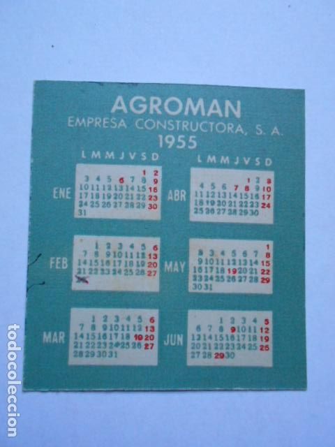 Collectables Calendars: CALENDARIO 1955 AGROMAN