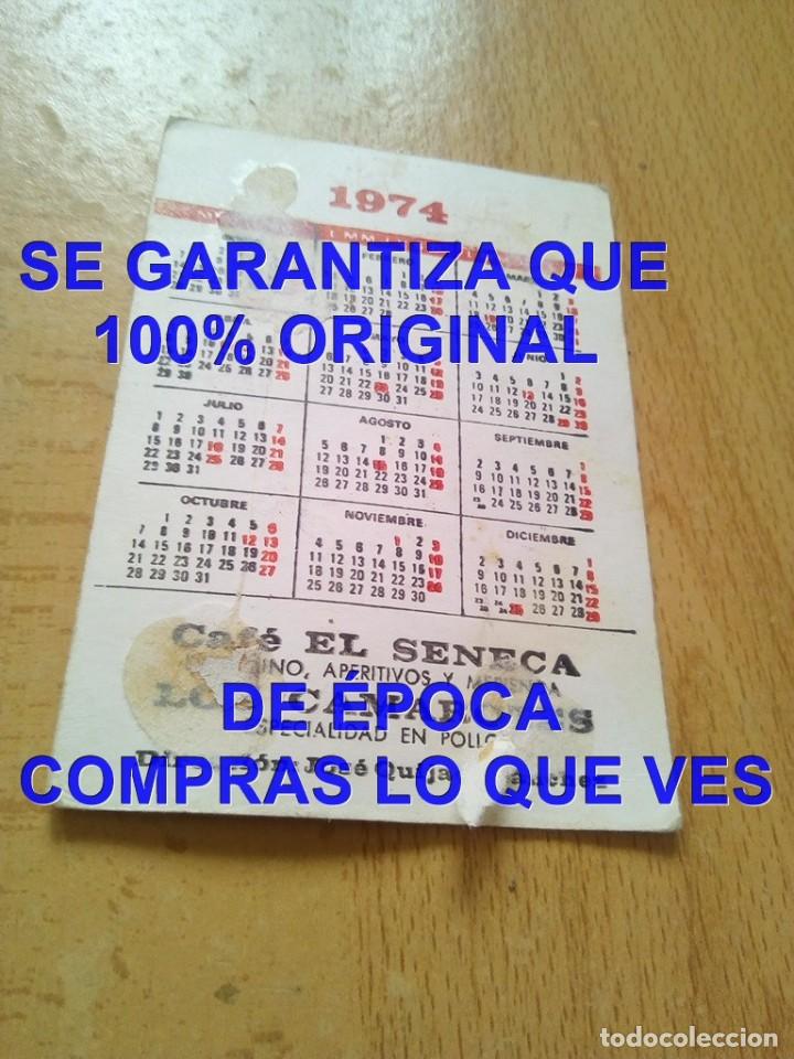 Coleccionismo calendarios: CAFE EL SENECA CALENDARIO 1974 E45 - Foto 2