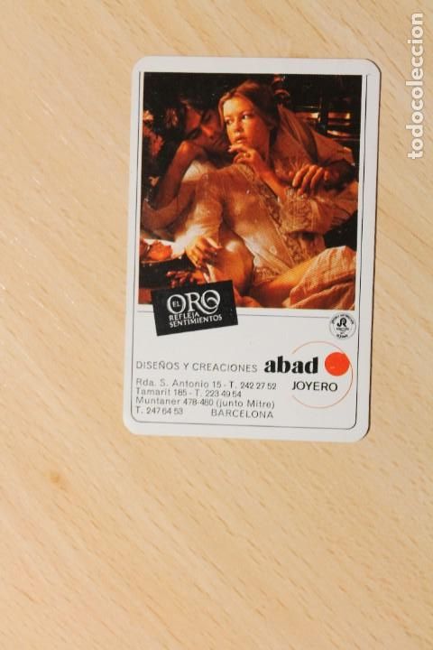 Coleccionismo Calendarios: CALENDARIO FOURNIER. DISE&Ntilde;OS Y CREACIONES ABAD JOYERO. BARCELONA. A&Ntilde;O 1978. ES UN HF8.