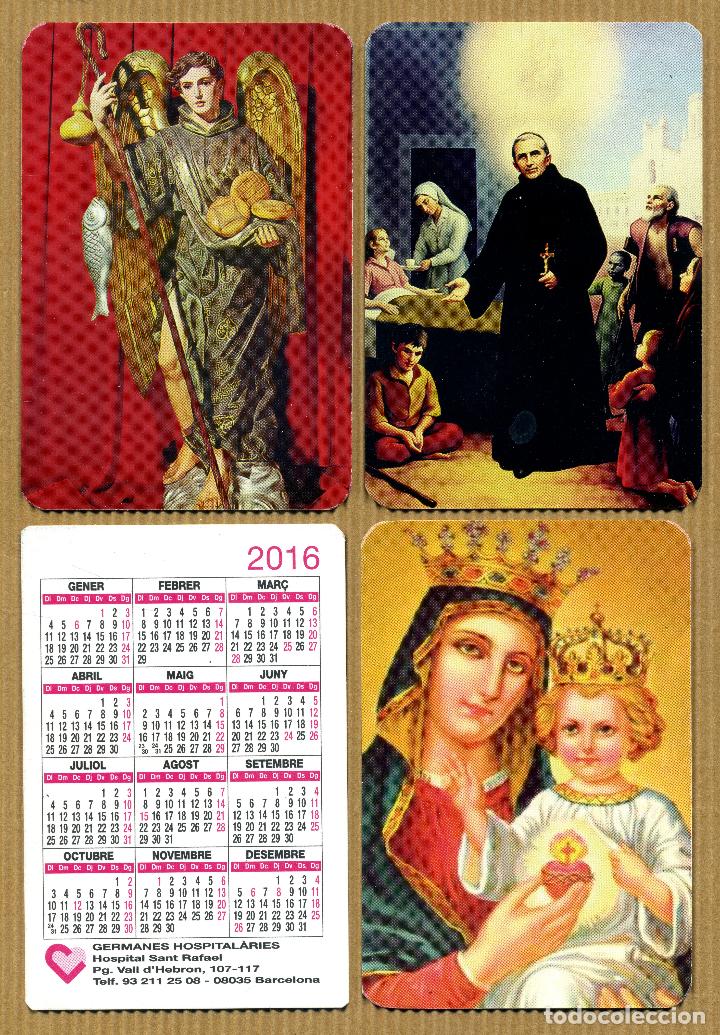 Coleccionismo Calendarios: 3 Calendarios Bolsillo - GERMANES HOSPITAL&Agrave;RIES BARCELONA 2016