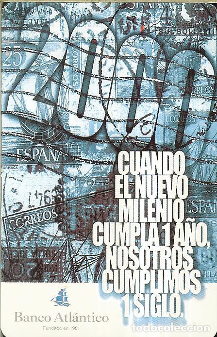 Coleccionismo Calendarios: CALENDARIO PUBLICIDAD - 2000 - BANCO ATL&Aacute;NTICO