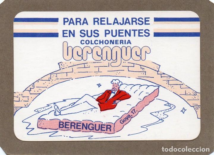 Colecionismo Calend&aacute;rios: Calendario de publicidad 1984 - COLCHONERIA - BERENGUER
