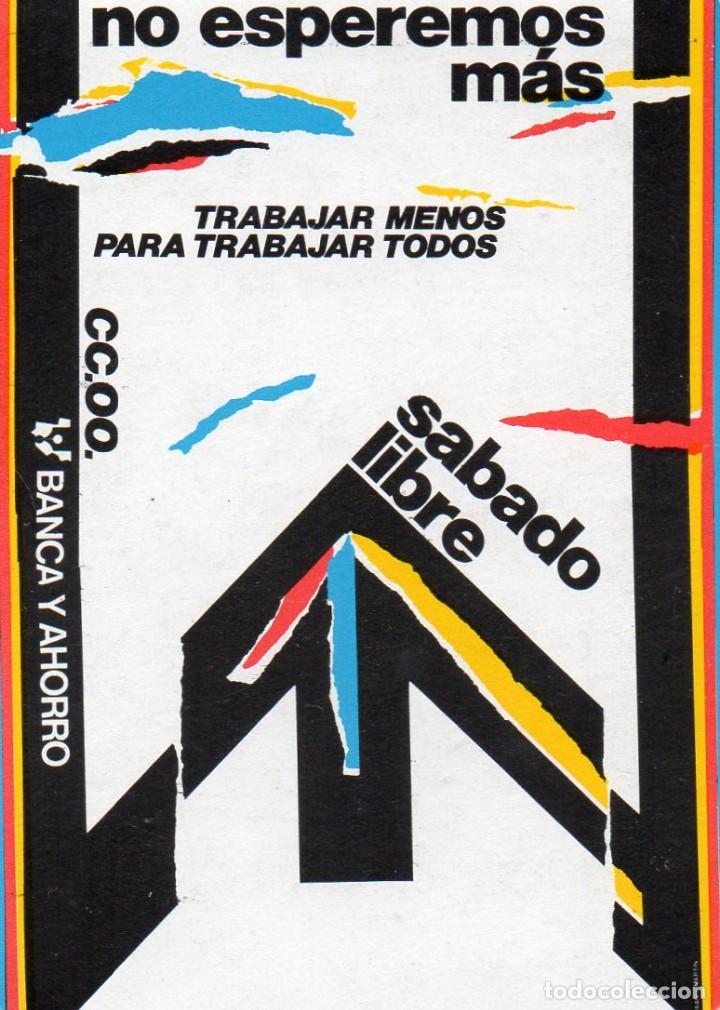 Sammeln von Kalendern: Calendario de Publicidad 1987 - CC.OO.