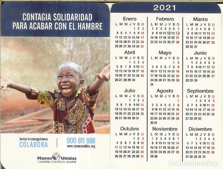 Coleccionismo Calendarios: CALENDARIO PUBLICIDAD - 2021 - MANOS UNIDAS