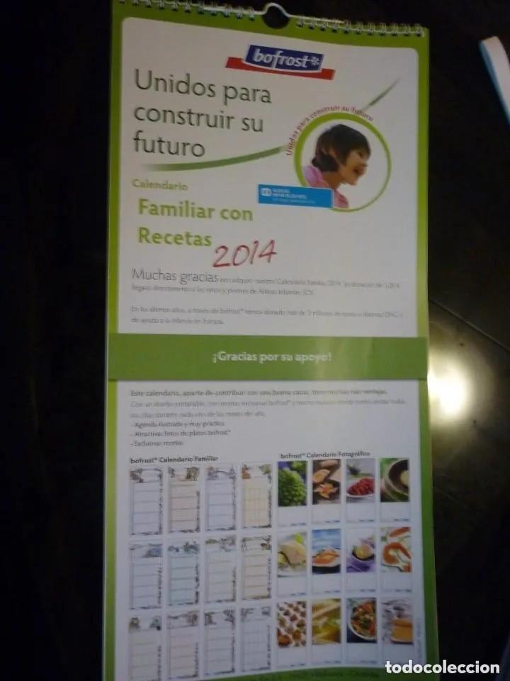 Coleccionismo calendarios: Calendario de pared BOFROST 2014