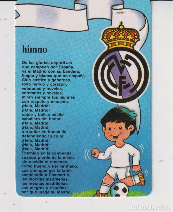 Collezionismo Calendari: CALENDARIO DE A&Ntilde;O 1991 CASA MP N&ordm; 173 HIMNO REAL MADRID CON PUBLICIDAD DE TARRAGONA EN ESPA&Ntilde;OL