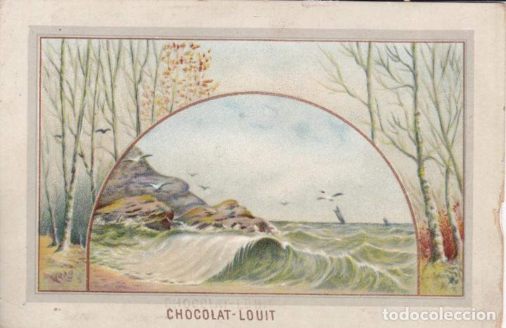 Coleccionismo Calendarios: calendario Chocolat Louit 1887 Francia ver fotos 14x9ctms.