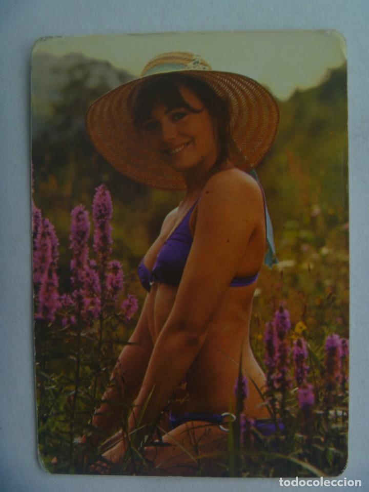 Coleccionismo calendarios: CALENDARIO DE BOLSILLO DE 1976 CON CHICA. PUBLICIDAD PERFUMERIA FERRETERIA LA CANDELARIA, SEVILLA