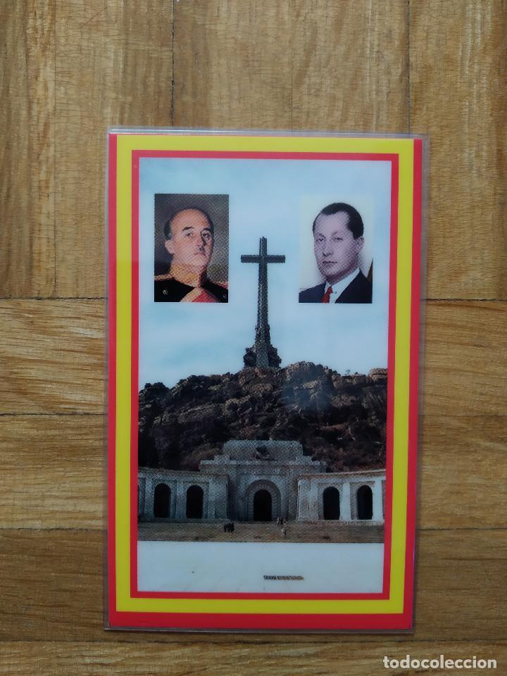 Coleccionismo Calendarios: CALENDARIO FRANCO Y JOSE ANTONIO PRIMO DE RIVERA. VALLE DE LOS CAIDOS. A&Ntilde;O 1996. PLASTIFICADO