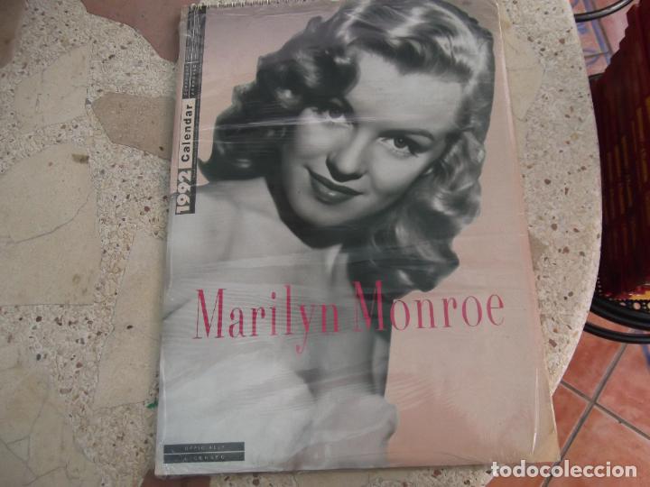 Coleccionismo calendarios: calendario de 12 fotos marilyn monroe 1992, 42 x 30, precintado, en ingles,