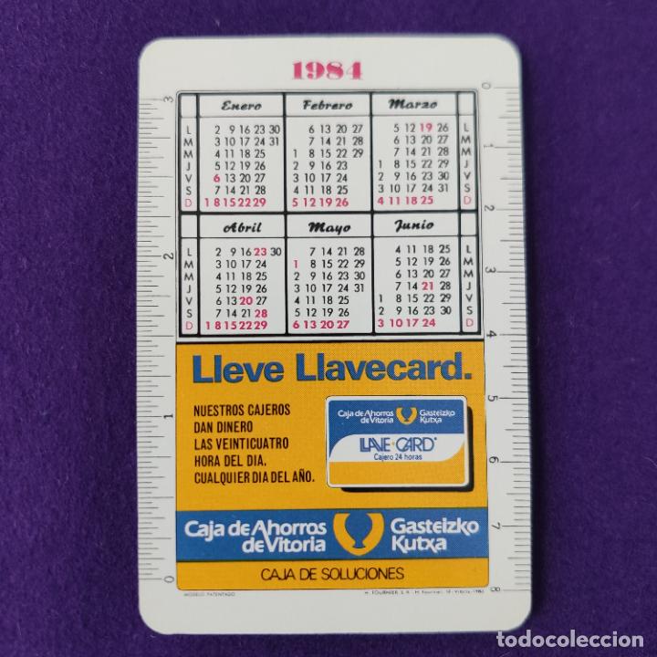 Coleccionismo calendarios: CALENDARIO FOURNIER. CAJA DE AHORROS DE VITORIA. 1984.