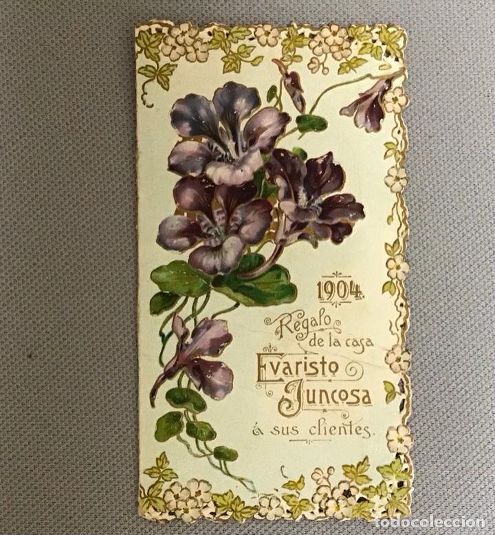 Coleccionismo calendarios: PORTADA DE CALENDARIO DE 1904 DE EVARISTO JUNCOSA - Foto 1