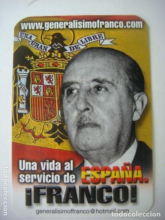 Coleccionismo calendarios: CALENDARIO DE BOLSILLO A&Ntilde;O 2007- UNA VIDA AL SERVICIO DE ESPA&Ntilde;A FRANCO N&ordm;-547