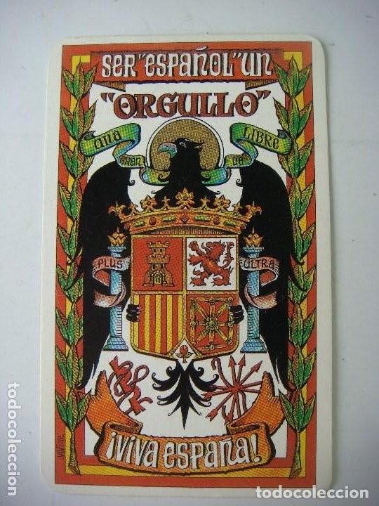 Coleccionismo calendarios: CALENDARIO DE BOLSILLO A&Ntilde;O 1989- SER ESPA&Ntilde;OL UN ORGULLO AGUILA IMPERIAL-N&ordm;-547