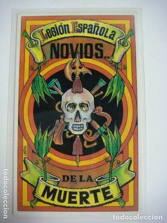 Coleccionismo calendarios: CALENDARIO DE LA LEGION ESPA&Ntilde;OLA NOVIOS DE MUERTE A&Ntilde;O 1989 PLASTIFICADO