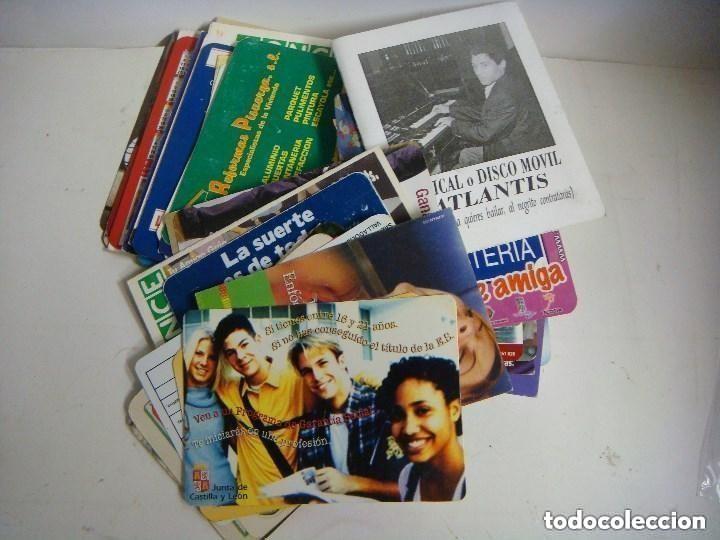 Coleccionismo calendarios: CALENDARIOS DE BOLSILLO LOTE DE 100 CALENDARIOS DE PUBLICIDAD N&ordm;-395
