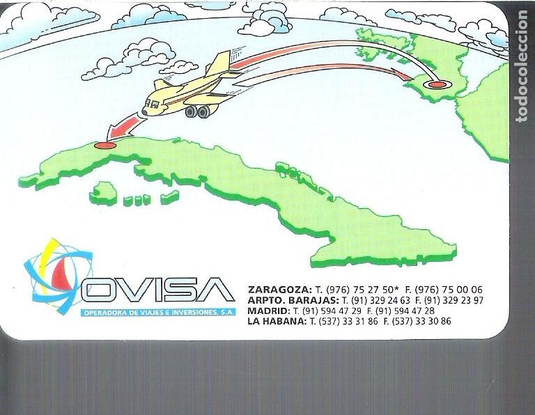 Coleccionismo Calendarios: ANTIGUO CALENDARIO DE BOLSILLO - MENSAJERIA URGENTE OVISA - CARGA AEREA ENTRE ESPA&Ntilde;A Y CUBA