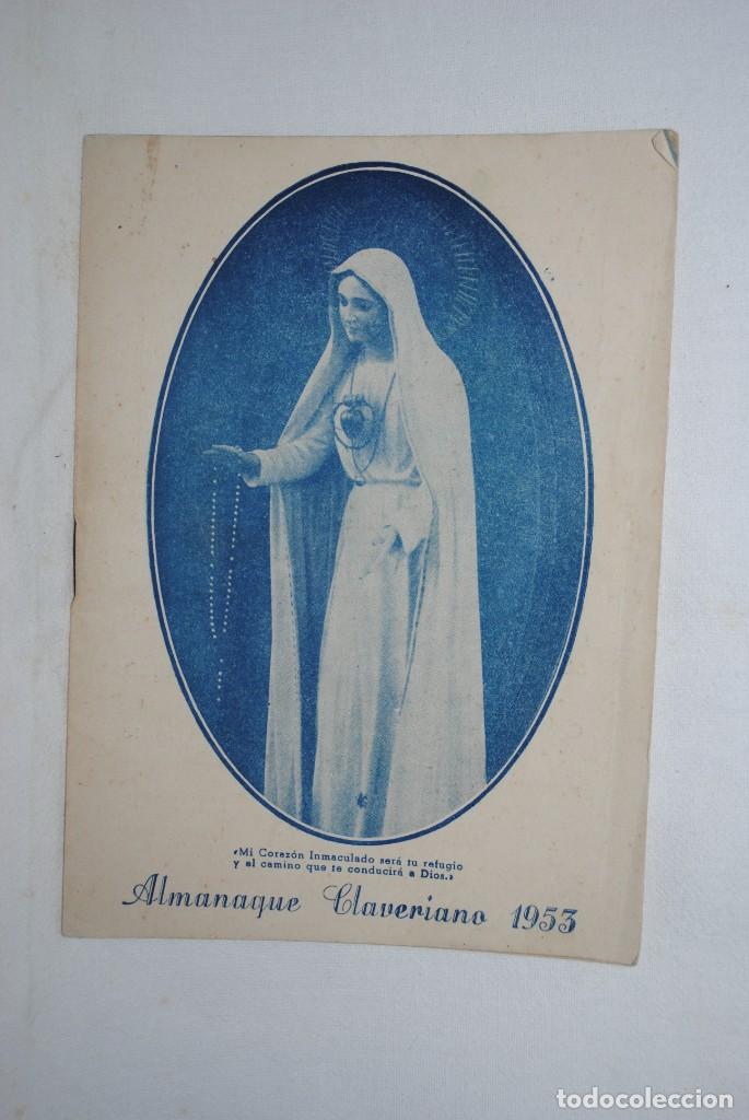 Coleccionismo calendarios: ALMANAQUE CLAVERIANO 1953 .