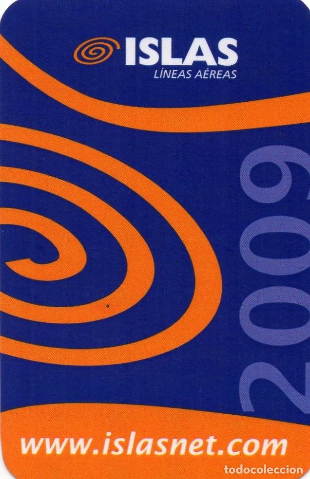 Coleccionismo Calendarios: Calendario de Publicidad 2009 - ISLAS - LINEAS AEREAS