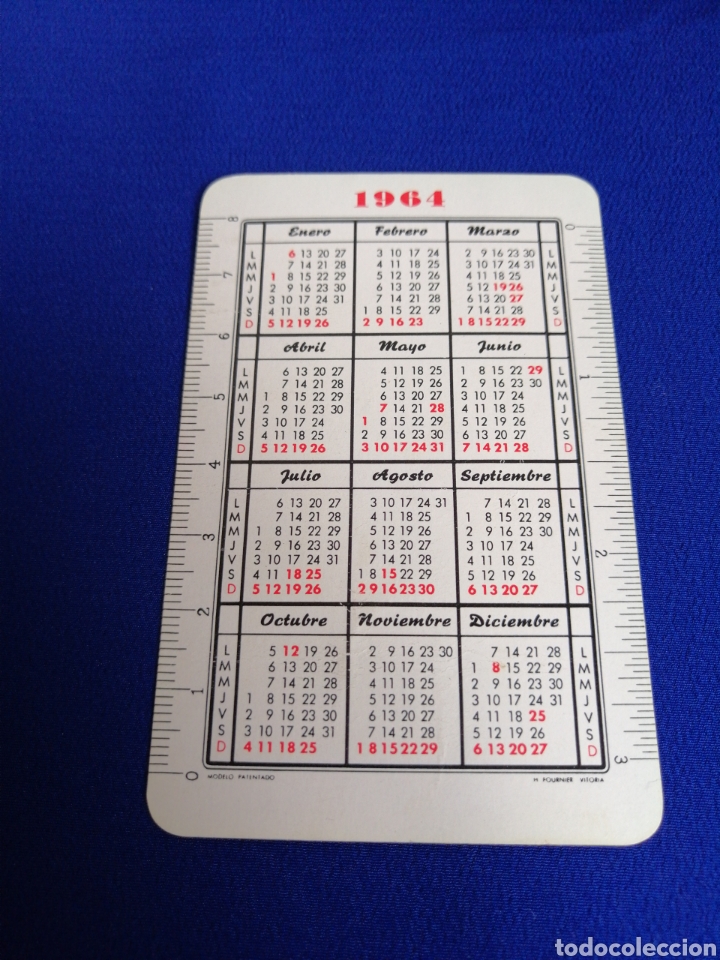 Coleccionismo calendarios: FOURNIER AVIACO 1964 - Foto 2