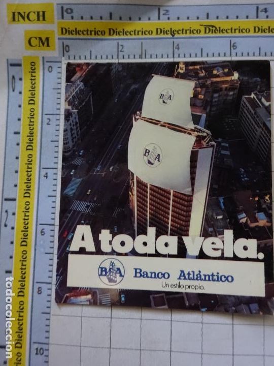 Collectables Calendars: CALENDARIO DE BOLSILLO DE CAJAS DE AHORRO BANCOS. A&Ntilde;O 1985 BANCO ATL&Aacute;NTICO