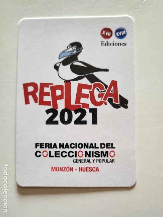 Sammeln von Kalendern: CALENDARIO DE BOLSILLO REPLEGA 2021 FERIA NACIONAL DEL COLECCIONISMO MONZ&Oacute;N