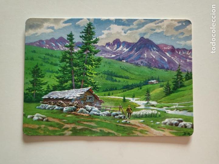 Sammeln von Kalendern: CALENDARIO DE BOLSILLO DIBUJO PAISAJE ALPINO