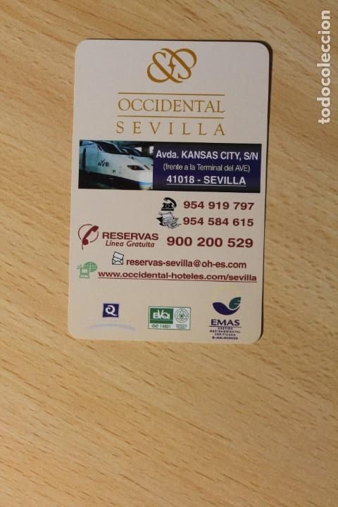 Coleccionismo calendarios: CALENDARIO FOURNIER. OCCIDENTAL HOTELES. SEVILLA. A&Ntilde;O 2007.