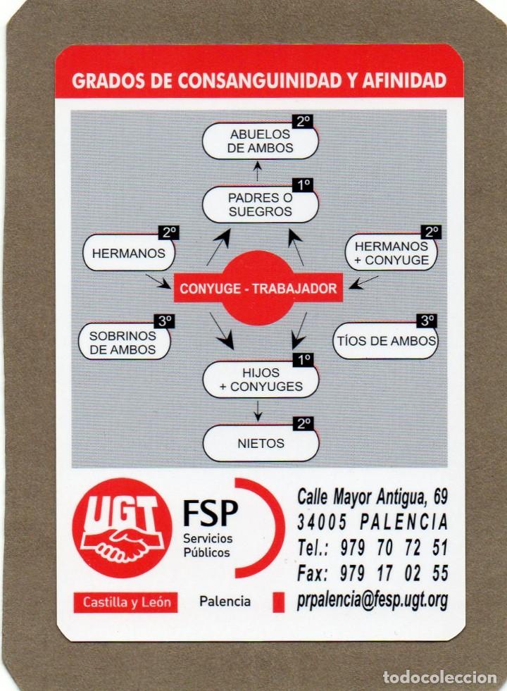 Coleccionismo calendarios: Calendario de Publicidad 2018 - UGT. - FSP.