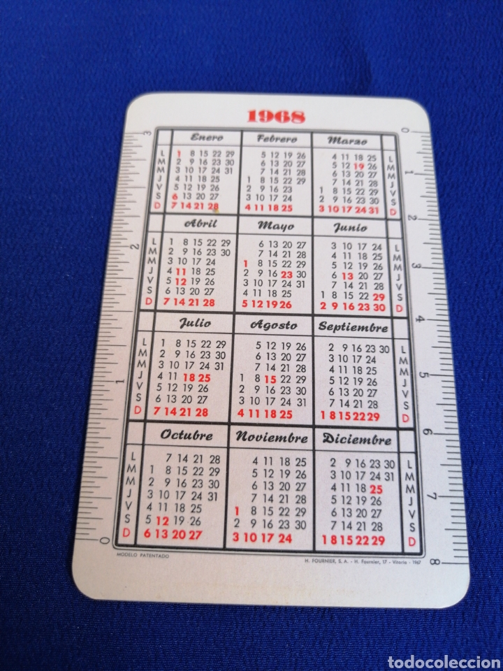Coleccionismo calendarios: CALENDARIO FOURNIER PROGRESO 1968 - Foto 2