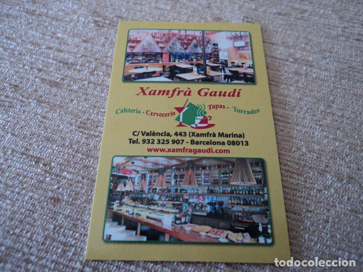 Coleccionismo Calendarios: calendario restaurante xamfra gaudi barcelona 2019