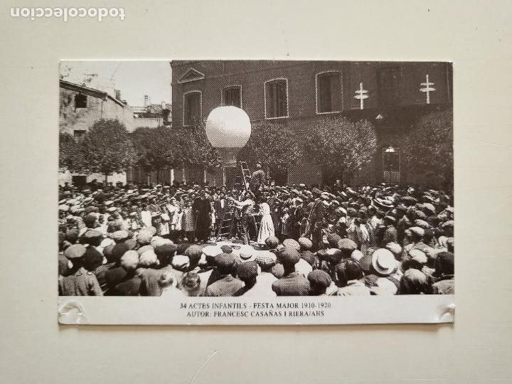 Coleccionismo calendarios: CALENDARIO DE BOLSILLO SABADELL COMER&Ccedil; CENTRE N&ordm; 34 ACTES INFANTILS FESTA MAJOR 1910-1920 A&Ntilde;O 1998