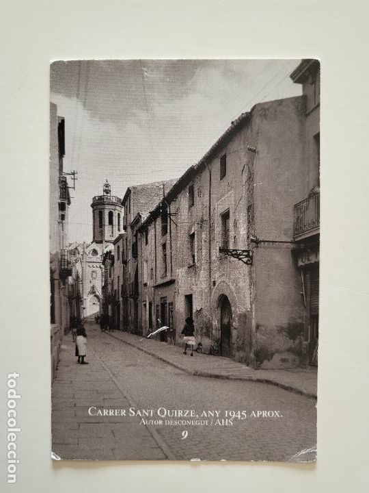 Coleccionismo calendarios: CALENDARIO DE BOLSILLO SABADELL COMER&Ccedil; CENTRE N&ordm; 9 CARRER SANT QUIRZE, ANY 1945 APROX.