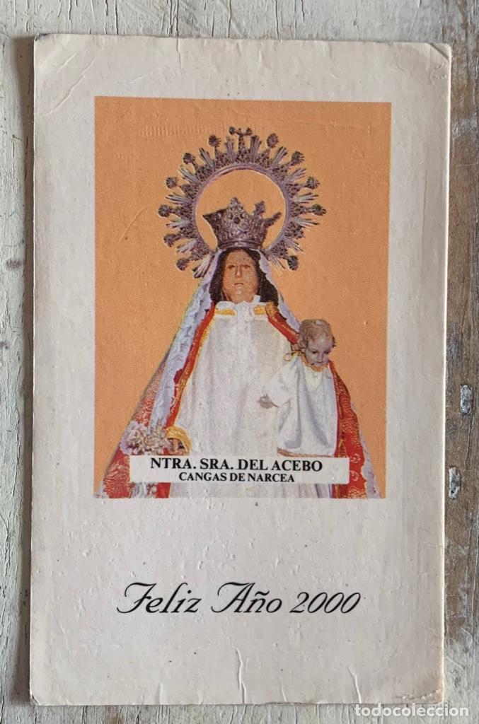 Colecionismo Calend&aacute;rios: Calendario del a&ntilde;o 2000 con la imagen de la Virgen Ntra. Sra. del Acebo - Cangas de Narcea. EDIMUND