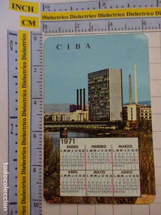 Collectables Calendars: CALENDARIO DE BOLSILLO. A&Ntilde;O 1970. CIBA CIBALGINA