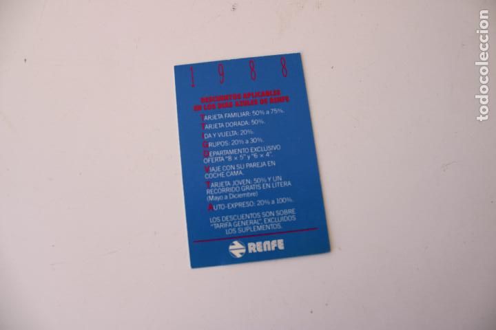 CALENDARIO 1988- RENFE
