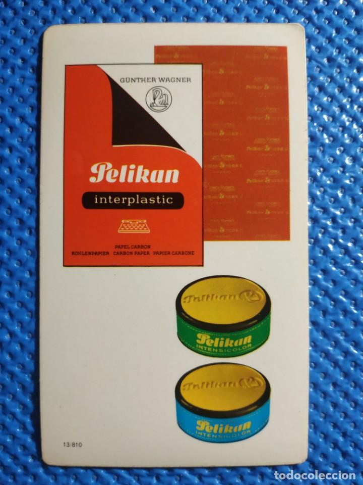 Coleccionismo Calendarios: IMPECABLE Calendario Publicitario PELIKAN cintas mecanogr&aacute;ficas. 1972