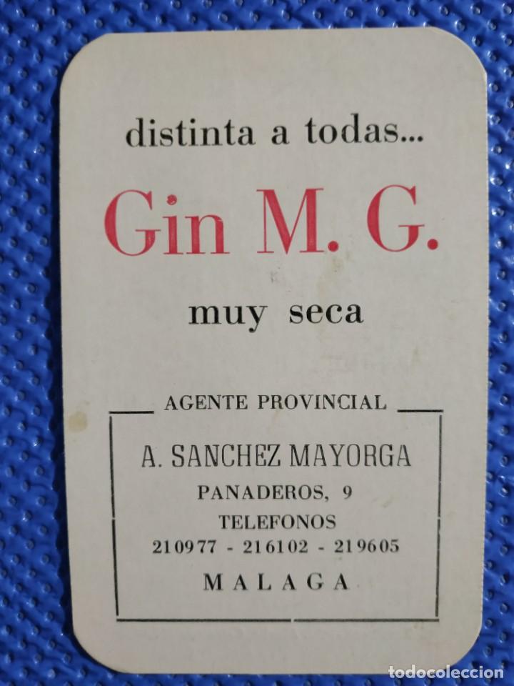 Coleccionismo calendarios: Calendario Publicitario GINEBRA MG (A. S&aacute;nchez Mayorga. M&aacute;laga)1971