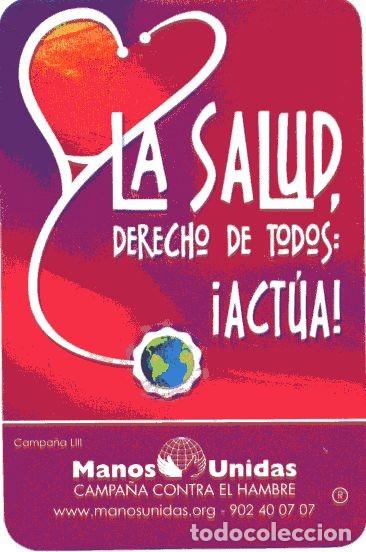Collectionnisme Calendriers: Calendario bolsillo - MANOS UNIDAS - CASTELLANO - A&ntilde;o 2012