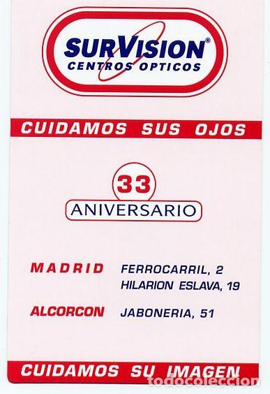 Coleccionismo Calendarios: Calendario bolsillo - SURVISI&Oacute;N - ANTIGUA &Oacute;PTICA SUR - A&ntilde;o 2008