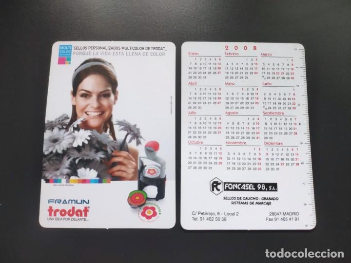 Coleccionismo Calendarios: Calendario bolsillo - TRODAT - CASTELLANO - A&Ntilde;O 2008 - SELLOS CAUCHO FONCASEL 98 MADRID